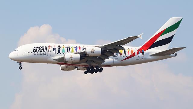 A6-EVB:Airbus A380-800:Emirates Airline